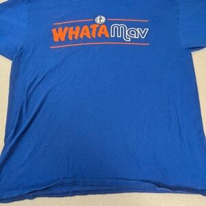 WhataMav DALLAS Mavericks + Whataburger = Awesome Blue Promo Tee XL
